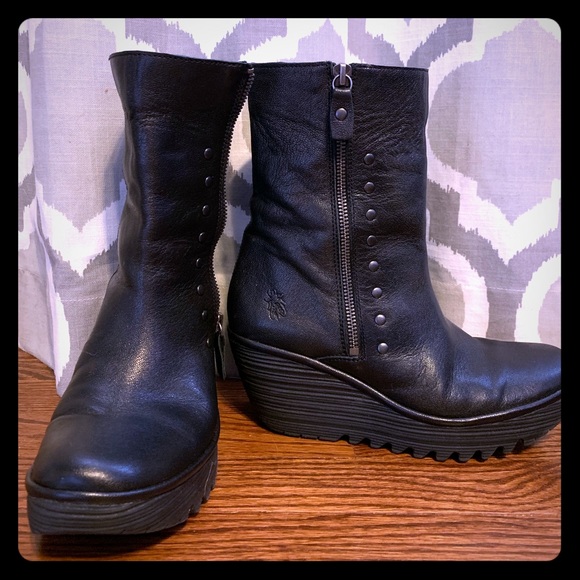 Fly London Yemi Nordstrom Wedge Boots 